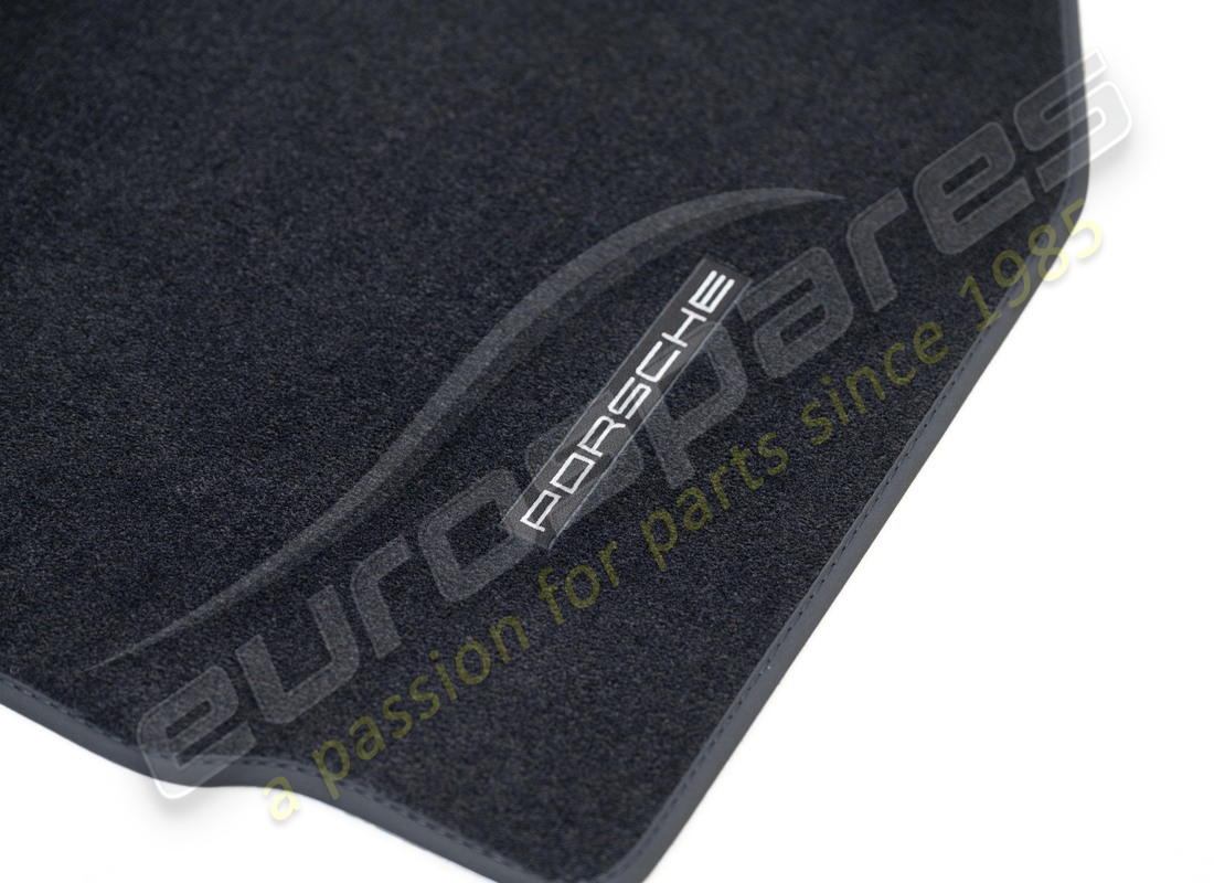 NEUF PORSCHE TAPIS DE SOL AVEC ENVELOPPE NUBUK (NOIR). NUMÉRO DE PIÈCE 98704480119A43 (2) neuf porsche tapis de sol avec enveloppe nubuk (noir). numéro de pièce 98704480119a43 (2)