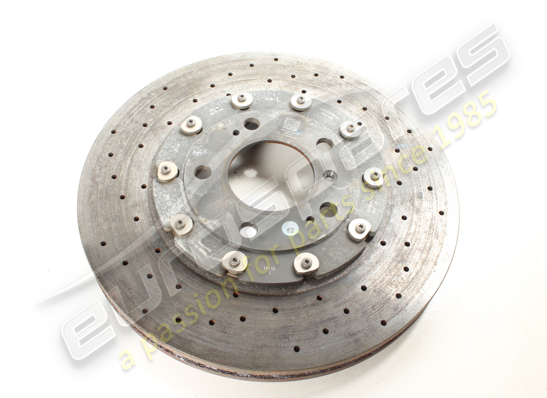 USED LAMBORGHINI LEFT REAR BRAKE DISC . PART NUMBER 4M0615601M (1)