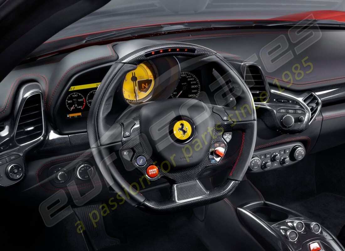 NOUVEAU VOLANT EN FIBRE DE CARBONE Ferrari. NUMÉRO DE PIÈCE 82979800 (1)