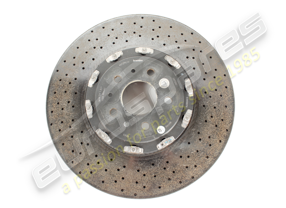 Ferrari DISQUE DE FREIN AVANT UTILISÉ. NUMÉRO DE PIÈCE 297292 (1)
