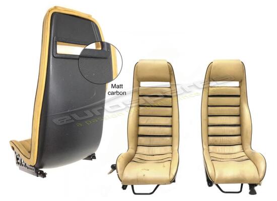 utilisé lamborghini se30 sièges lhd (paire) numéro de pièce 009435014/a