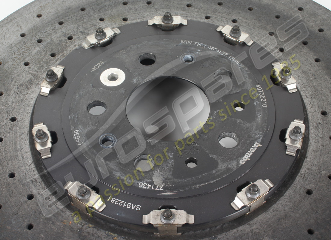 FERRARI DISQUE DE FREIN AVANT UTILISÉ. NUMÉRO DE PIÈCE 771436 (2) ferrari disque de frein avant utilisé. numéro de pièce 771436 (2)