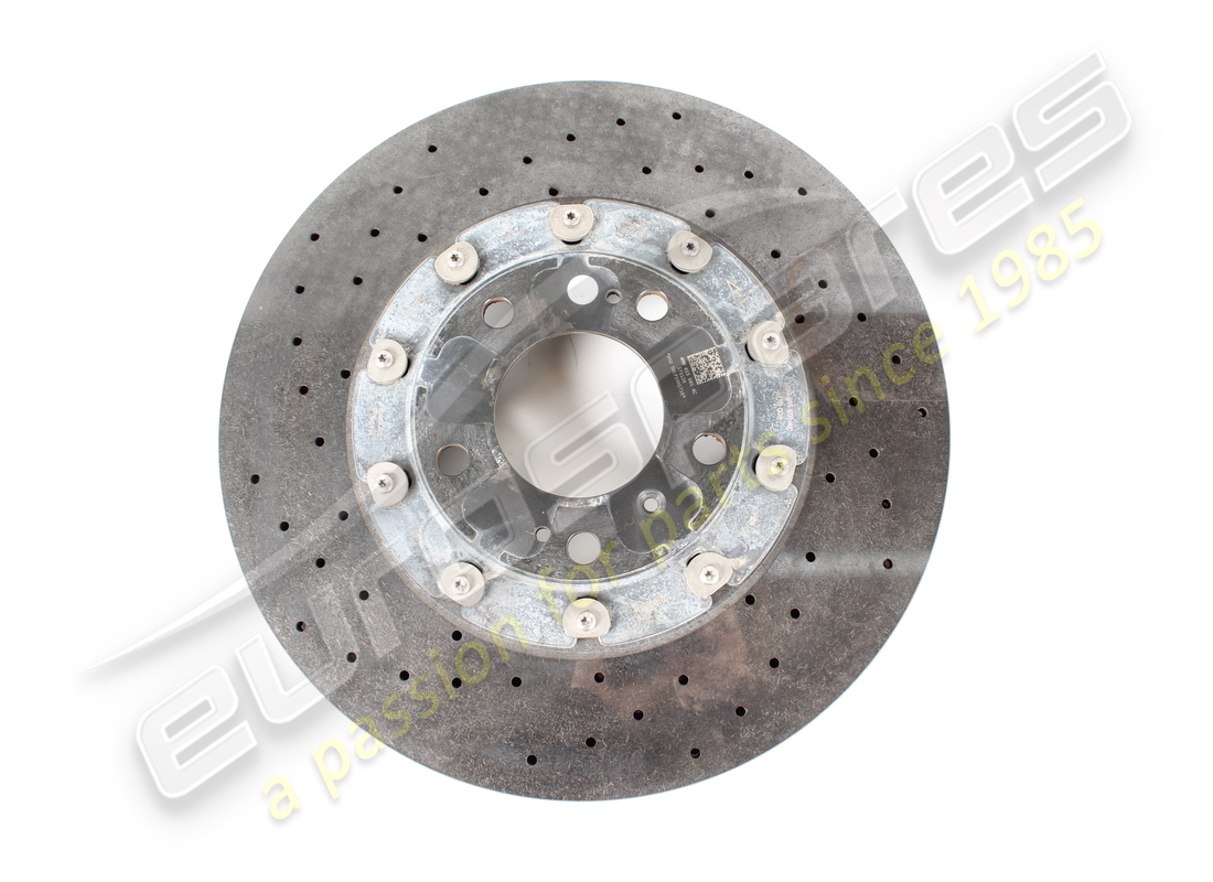 utilisé lamborghini disque de frein en céramique (ventilé), 370 x 30 numéro de pièce 4m0615601ac