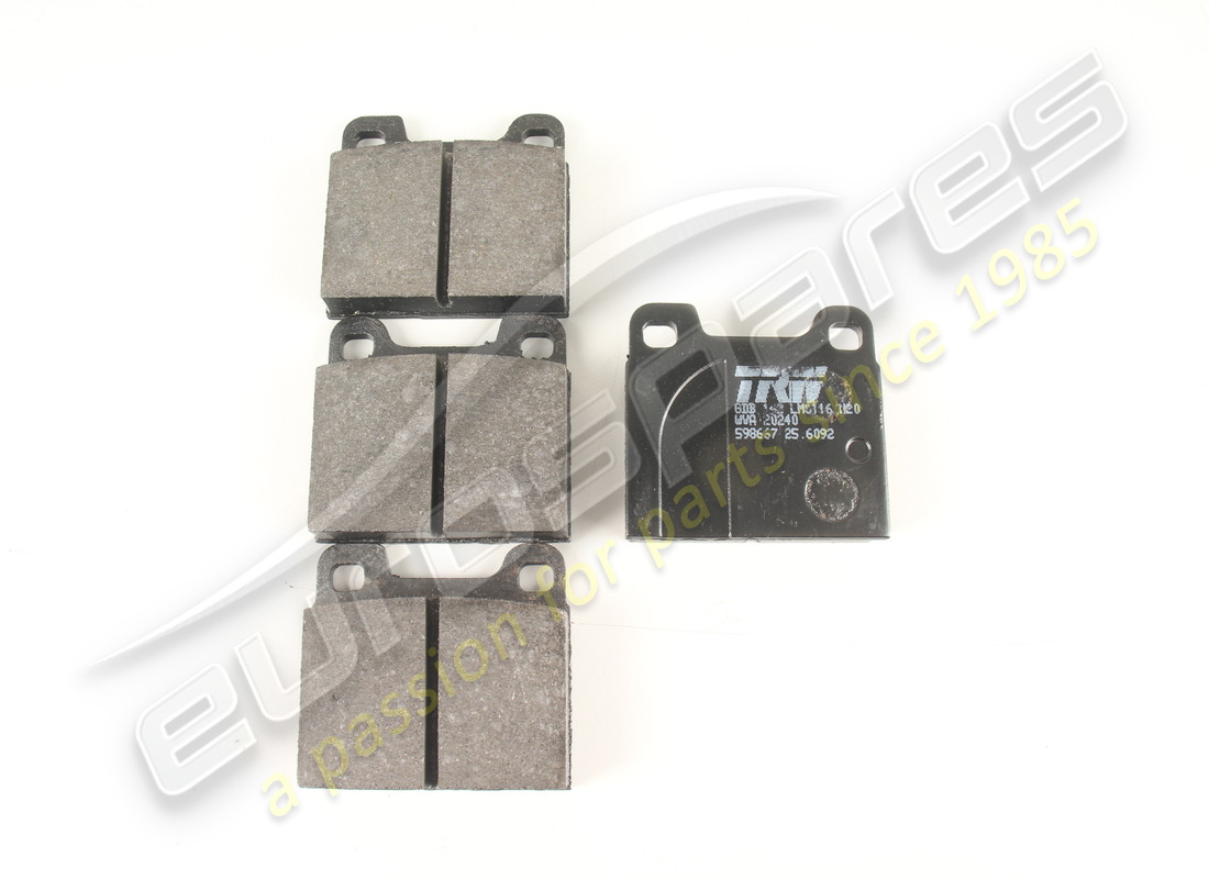NOUVEAU JEU DE PLAQUETTES DE FREIN ARRIÈRE Eurospares. NUMÉRO DE PIÈCE 108134 (1)