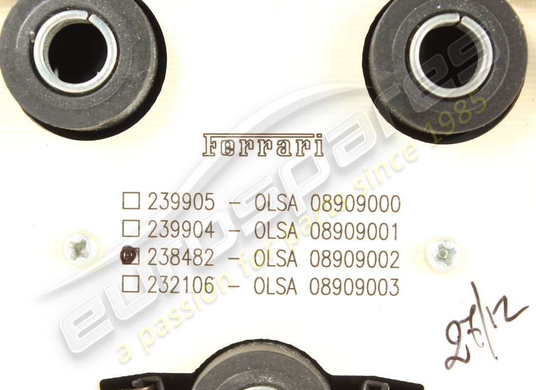 utilisé ferrari lampe dôme complète. numéro de pièce 238482 (4)