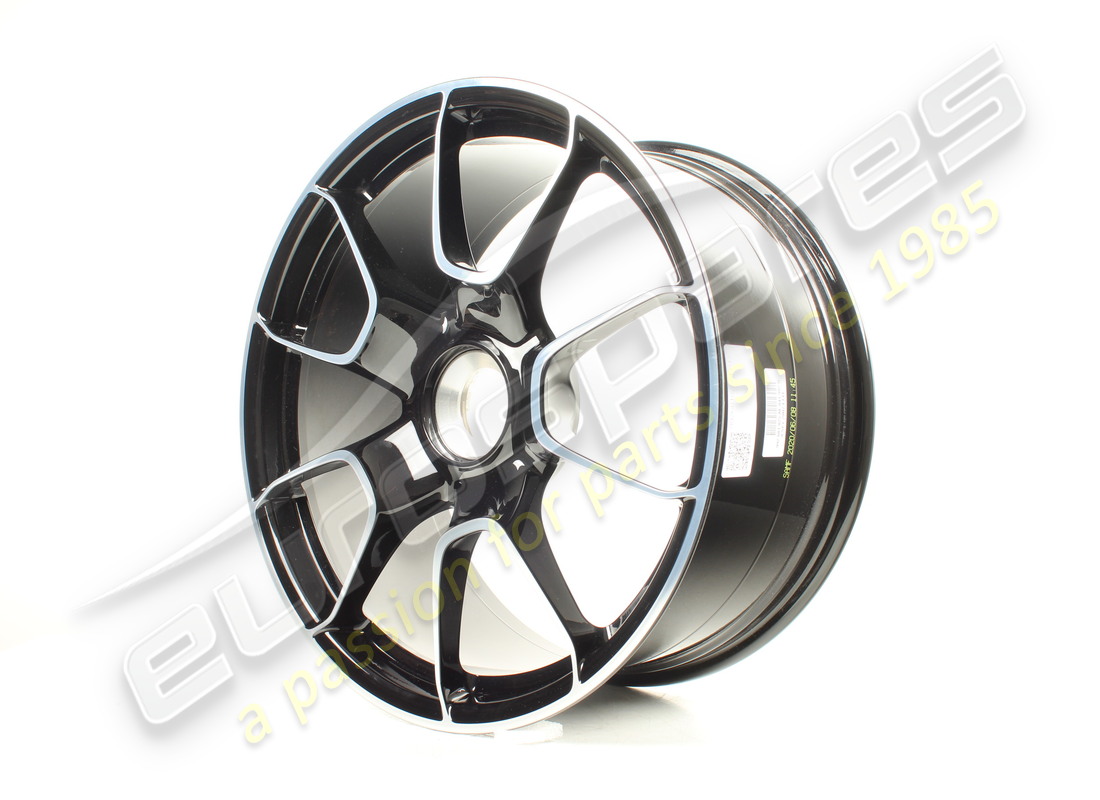 nouvelle jante en alliage porsche avec verrouillage central noir. numéro de pièce 992601025af041 (2)