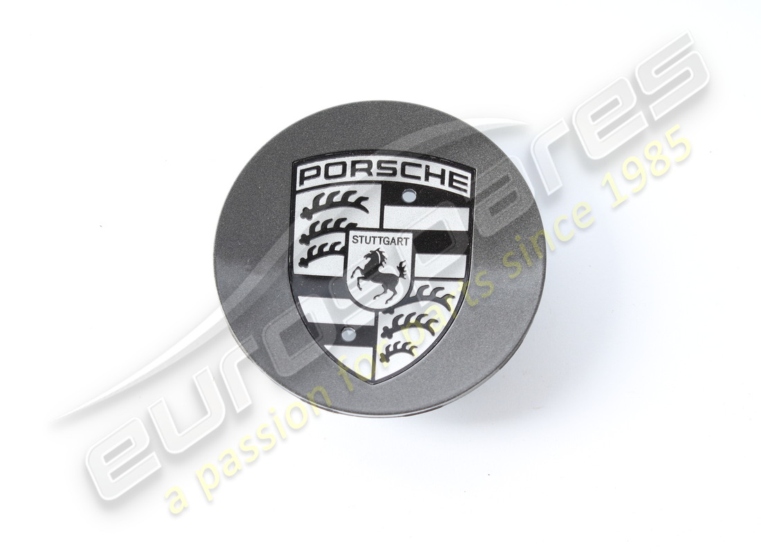 nouveau enjoliveur de roue porsche concave - porsche écriture unique en titane. numéro de pièce 9p1601147oc6 (1)