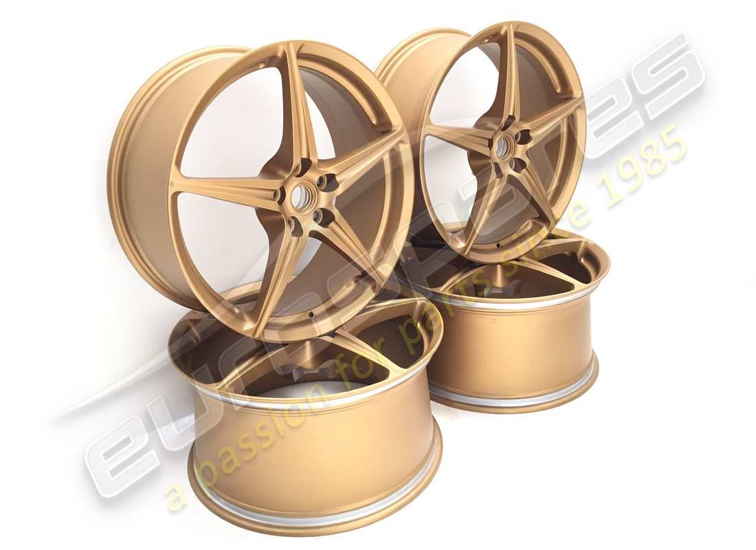ensemble de roues ferrari reconditionnées (forgées au diamant) 20 pouce. numéro de pièce 70004981 (2)