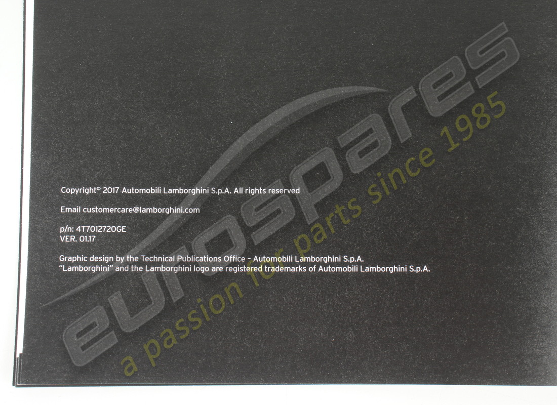 nouveau lamborghini manuel du propriétaire guide rapide numéro de pièce 4t7012720ge (3)