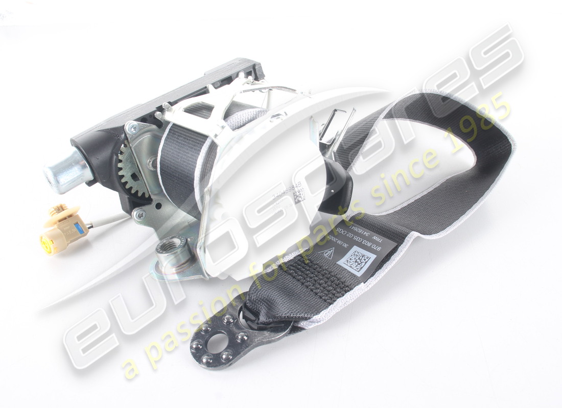 NOUVELLE COURROIE NOIRE/ARGENT PORSCHE 3-POINT. RÉFÉRENCE 97080303502OG5 (1) nouvelle courroie noire/argent porsche 3-point. référence 97080303502og5 (1)