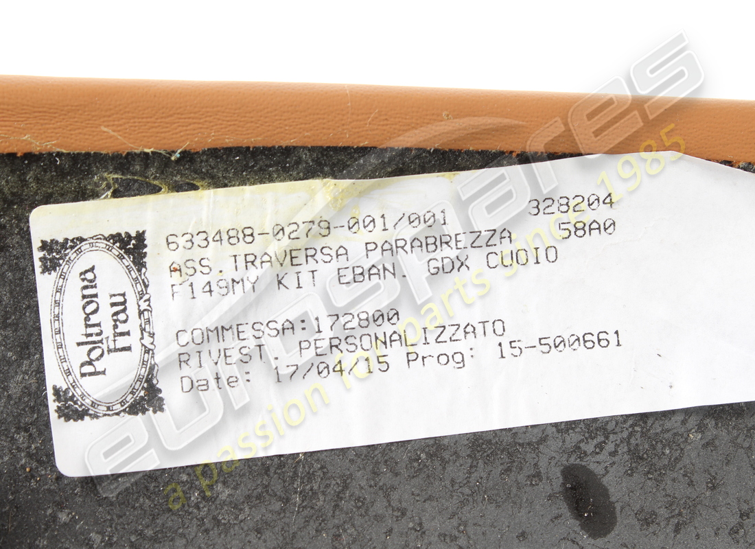 utilisé ferrari finizione traversa sup.para. numéro de pièce 86557429 (5)