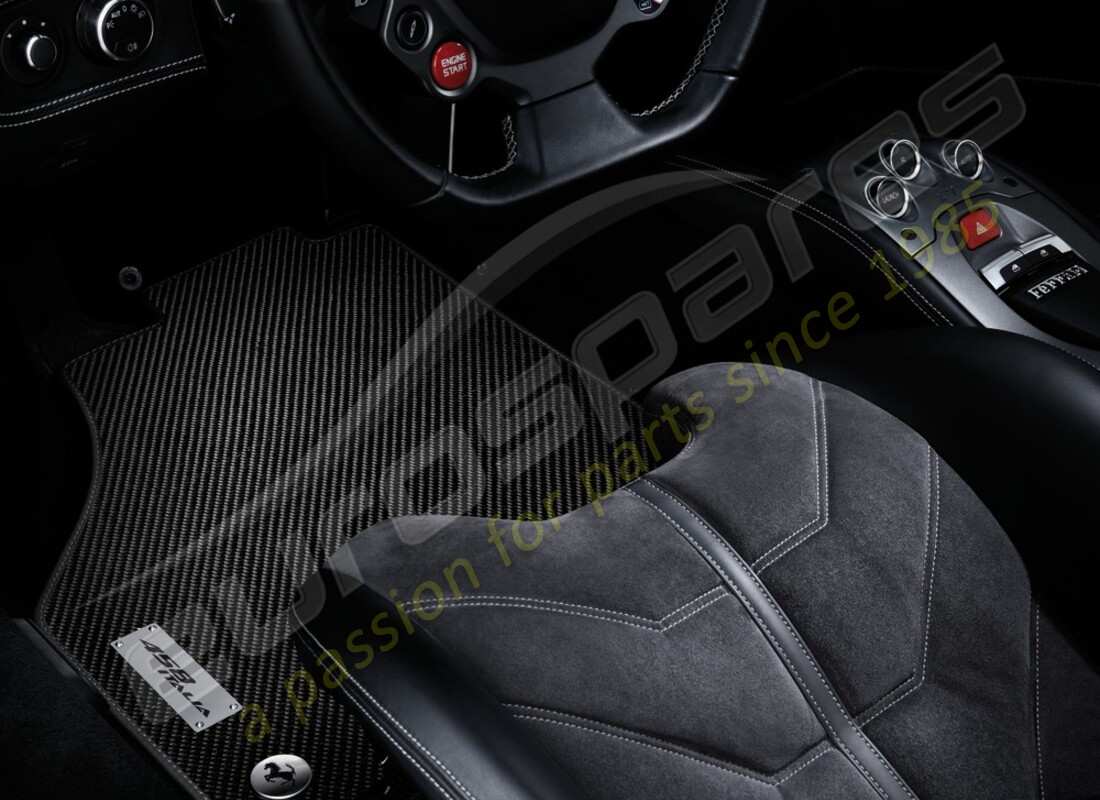 nouvelle ferrari fibre de carbone tapis de sol. numéro de pièce 70002023 (1)