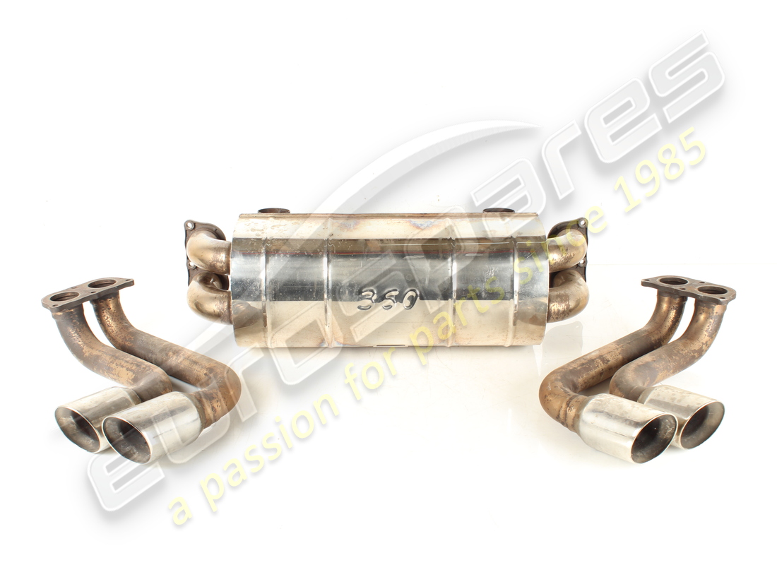 kit d'échappement spider d'occasion tubi 360 sans soupape. référence 01230011320 (1)