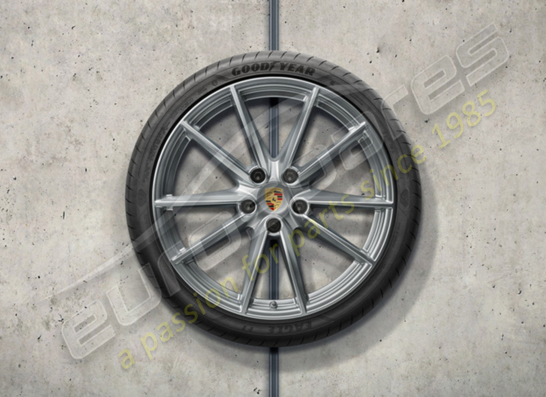 nouveau porsche 20-/21-inch ensemble de roues et pneus d'été carrera s. numéro de pièce 992044660b (1)