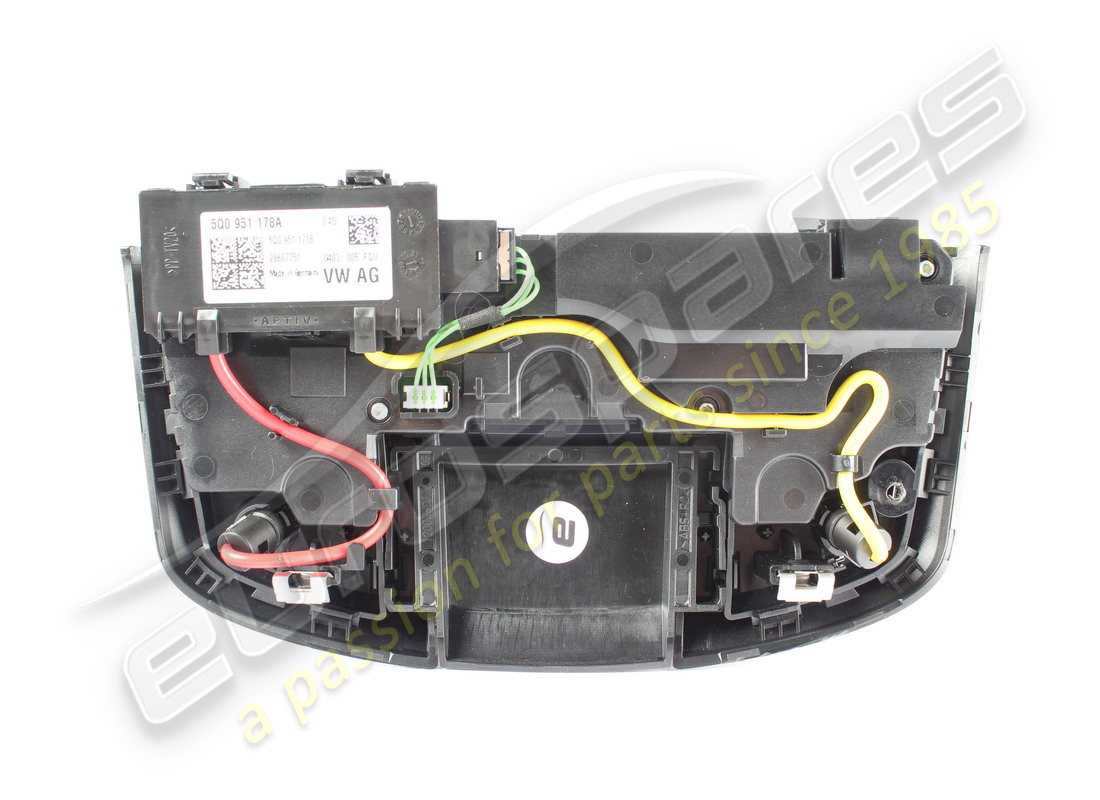 console de toit noire d'occasion porsche. numéro de pièce 992959551agtbn (2)