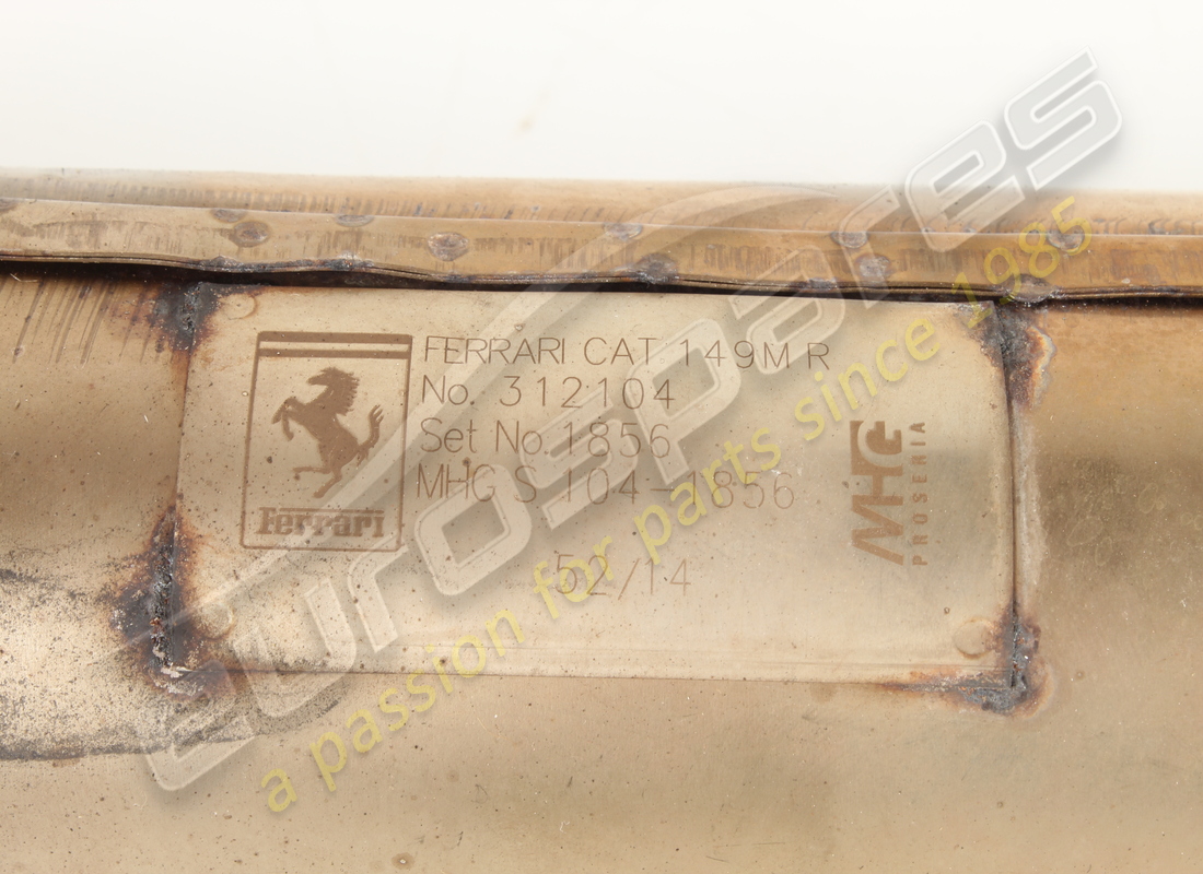 utilisé ferrari convertisseur catalytique rh complet. numéro de pièce 312104 (3)