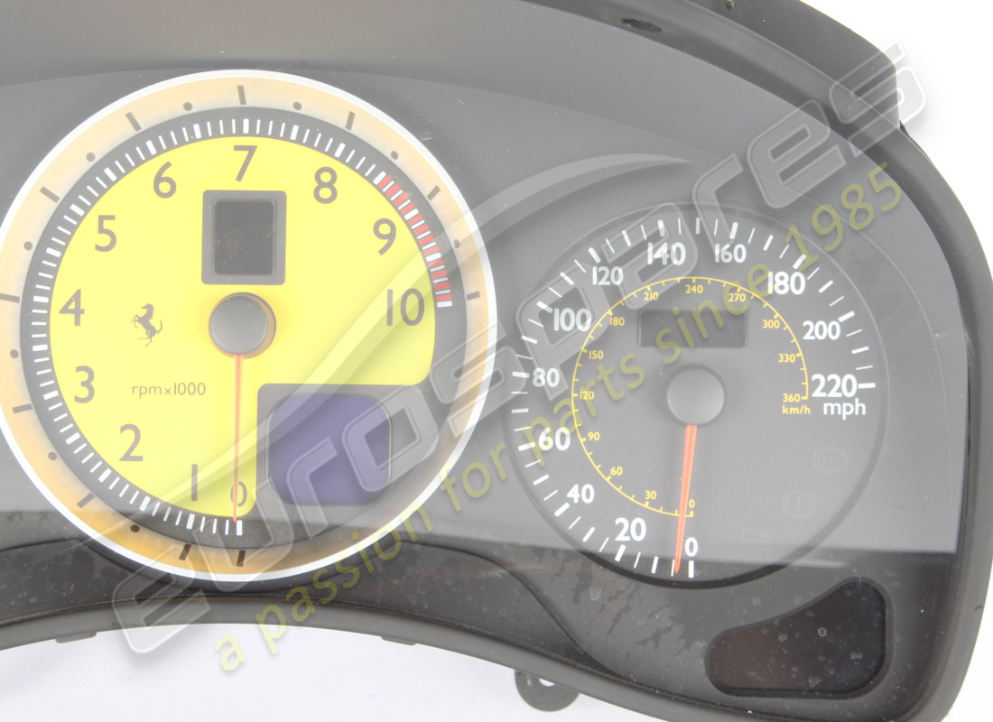 utilisé ferrari instrument complet jaune mph. numéro de pièce 230365 (2)