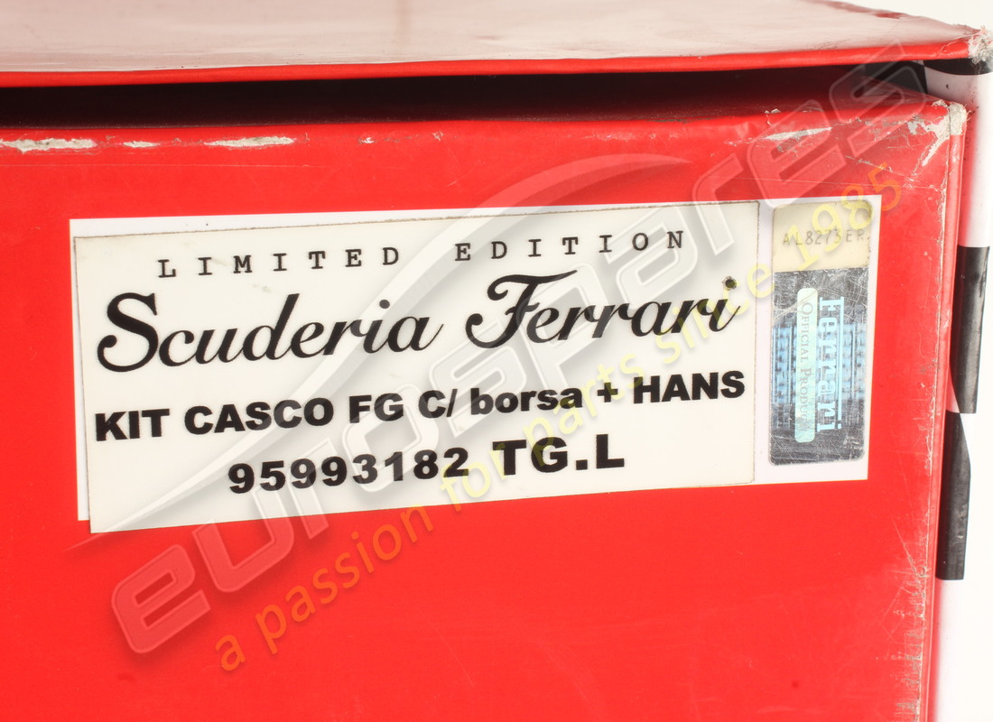 NOUVEAU FERRARI GRAND FERRARI CASQUE AVEC SAC. NUMÉRO DE PIÈCE 95993182 (9) nouveau ferrari grand ferrari casque avec sac. numéro de pièce 95993182 (9)