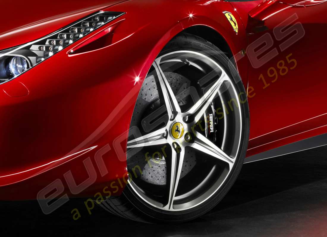JEU DE ROUES NEUF Ferrari (FORGE DIAMANT CUT) 20 POUCE. NUMÉRO DE PIÈCE 70004981 (1)