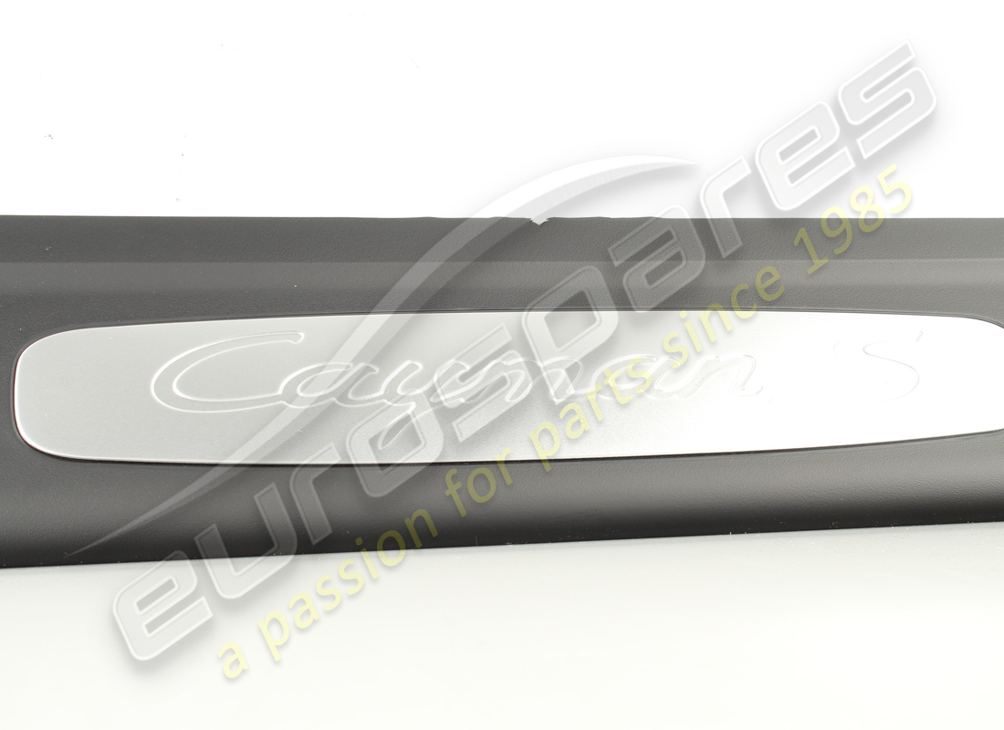 nouvelle plaque de protection porsche - seuil de panneau noir. référence 98755130307a03 (2)