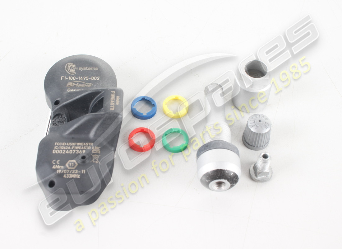 nouveau aston martin ensemble émetteur/valve et bague (roue 1). référence cg33360671aa (1)