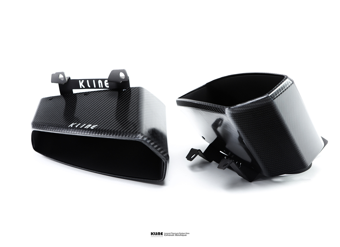 nouveaux embouts en fibre de carbone kline innovation lamborghini huracan lp610. numéro de pièce kllamhurcft (1)
