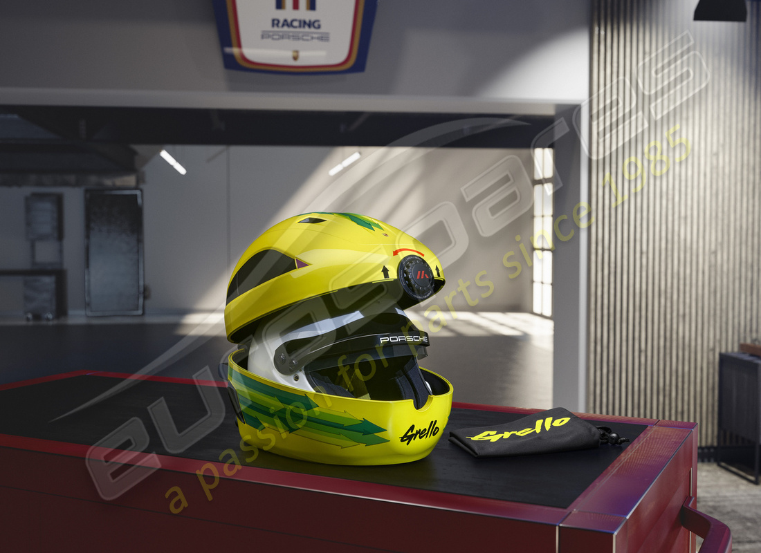 neuf porsche étui pour casque (mode grello). numéro de pièce 992044025 (1)