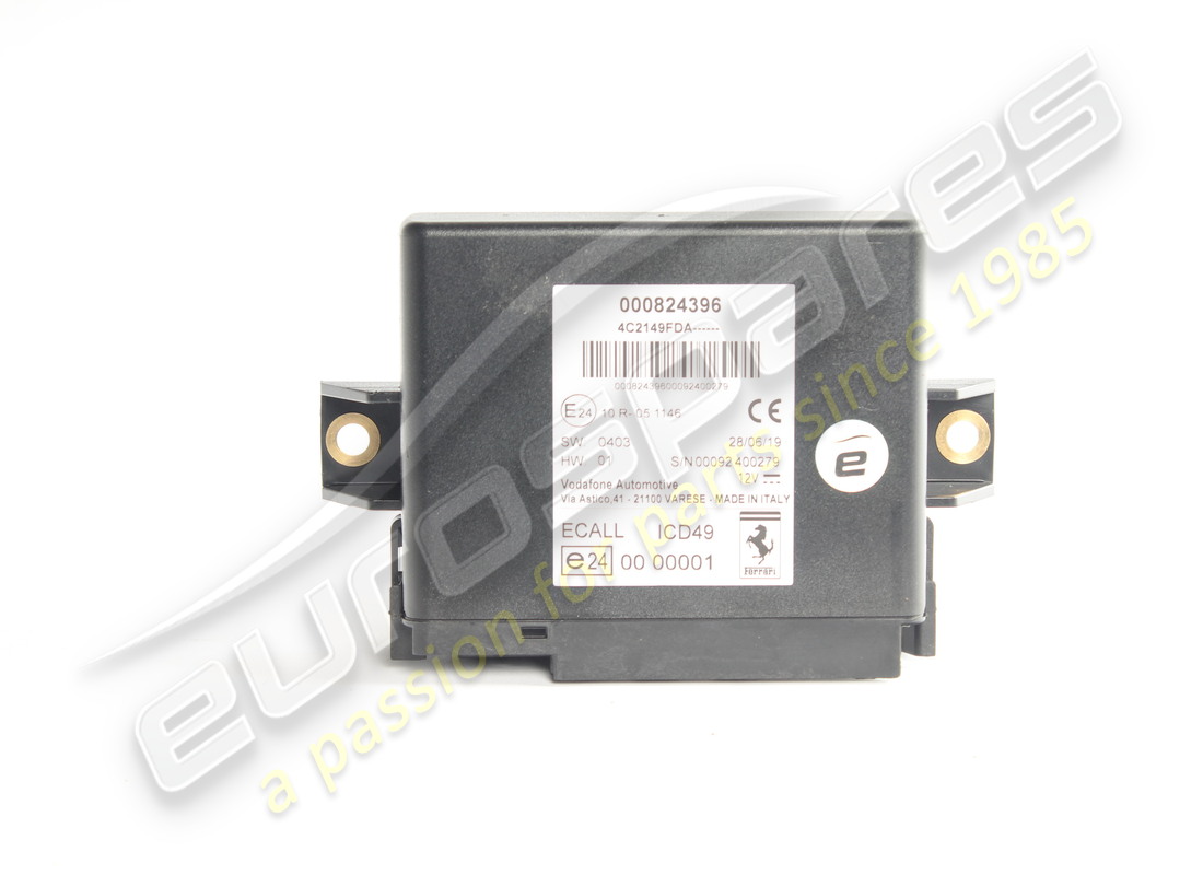 UTILISÉ Ferrari TCU ECALL / SVR . NUMÉRO DE PIÈCE 824396 (1)