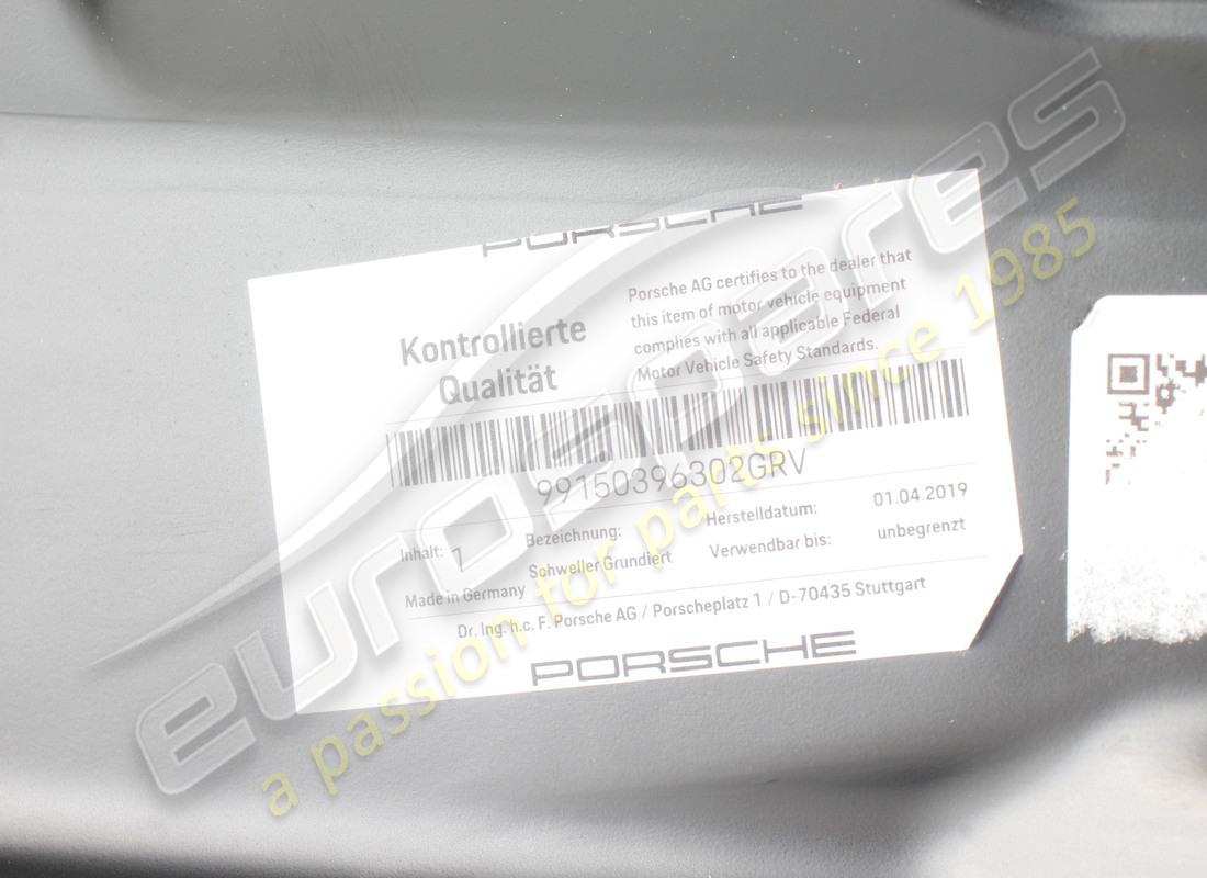 nouveau porsche appret. numéro de pièce 99150396302grv (5)