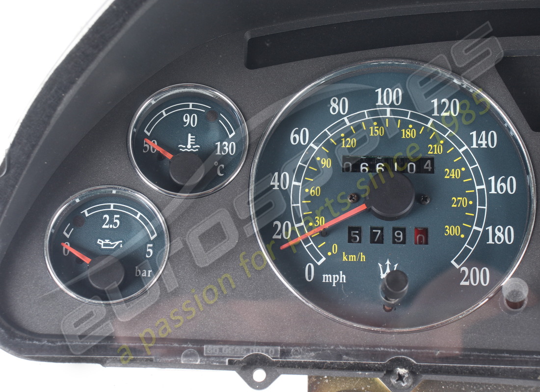 USED MASERATI COMPLETE INSTRUMENT MPH. PART NUMBER 383610101 (2) used maserati complete instrument mph. part number 383610101 (2)