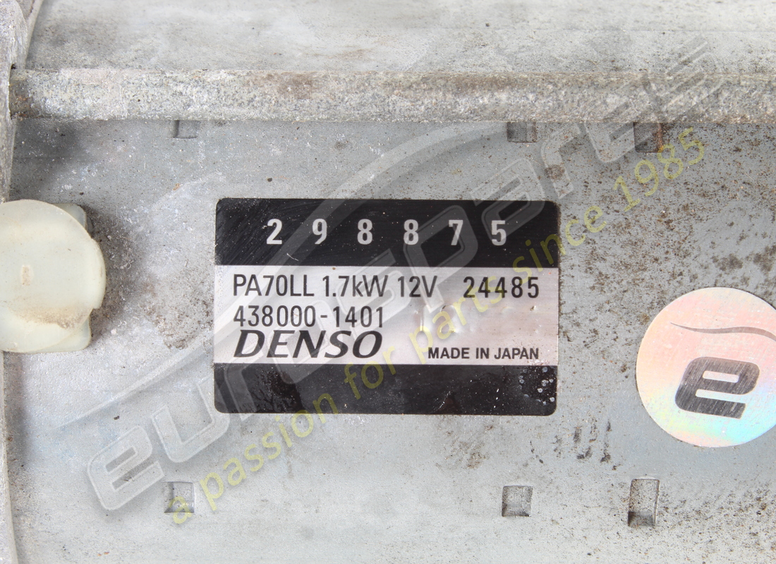 utilisé ferrari démarreur. numéro de pièce 298875 (6)