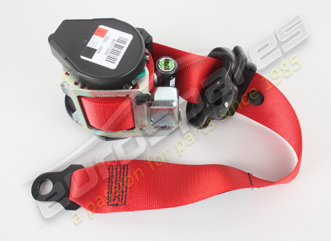 nouveaux porsche protections de ceinture de sécurité à trois points rouges (pors. numéro de pièce 98780303306n13 (1)