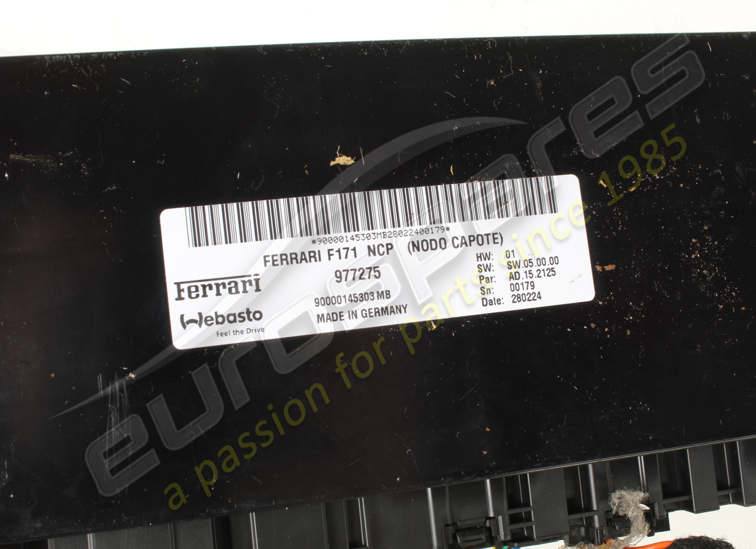 utilisé ferrari système hydraulique complet ki. numéro de pièce 903686 (6)