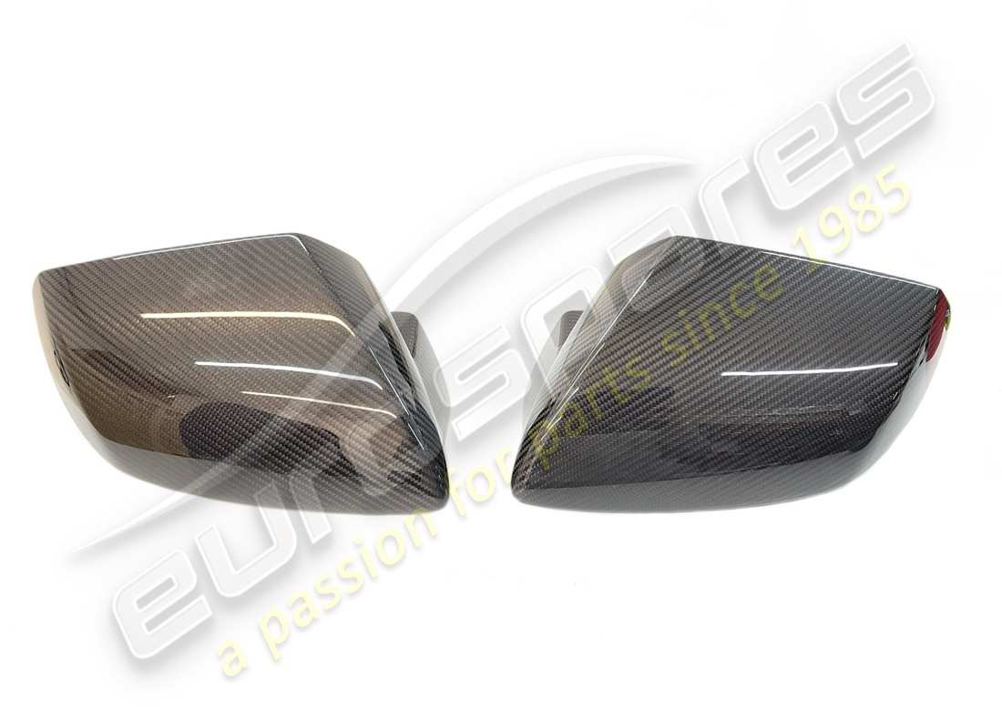 nouveau kit de cache-miroir en carbone brillant lamborghini + vis. numéro de pièce 4t0898820j (2)