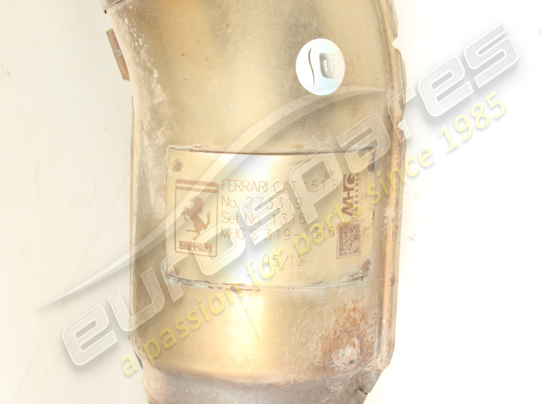 utilisé ferrari convertisseur catalytique rh complet. numéro de pièce 273319 (5)
