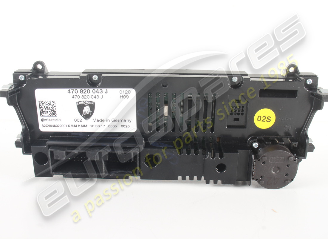 commande de climatisation endommagée lamborghini. numéro de pièce 470820043j (3)