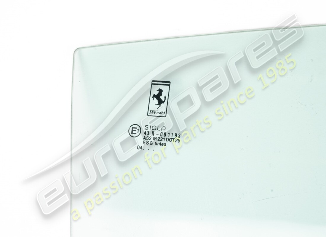 utilisé ferrari rh vitre de porte. numéro de pièce 68543300 (2)