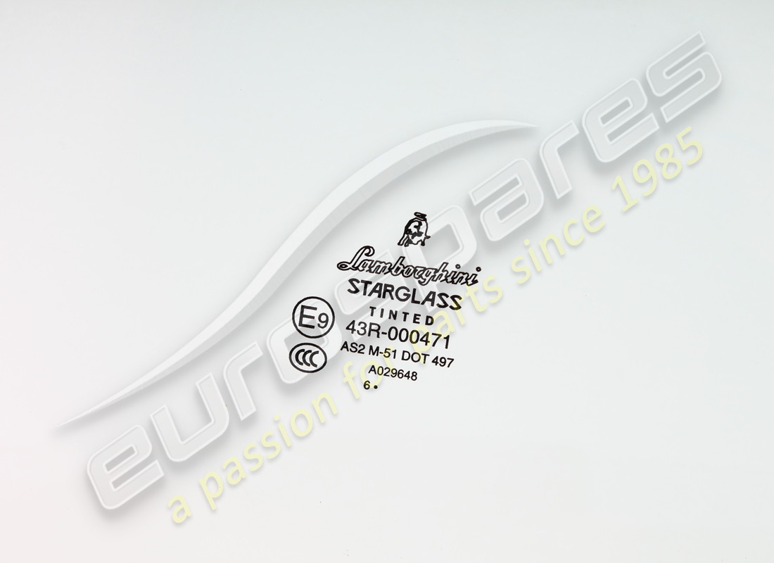 fenêtre de porte lamborghini utilisée, avant. numéro de pièce 407845202 (2)