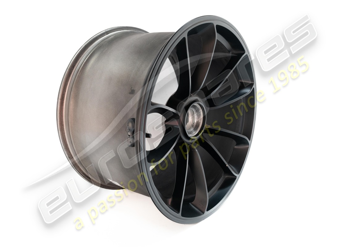 jante alliage d'occasion porsche avec verrouillage central noir mat. référence 99136218982je1 (2)