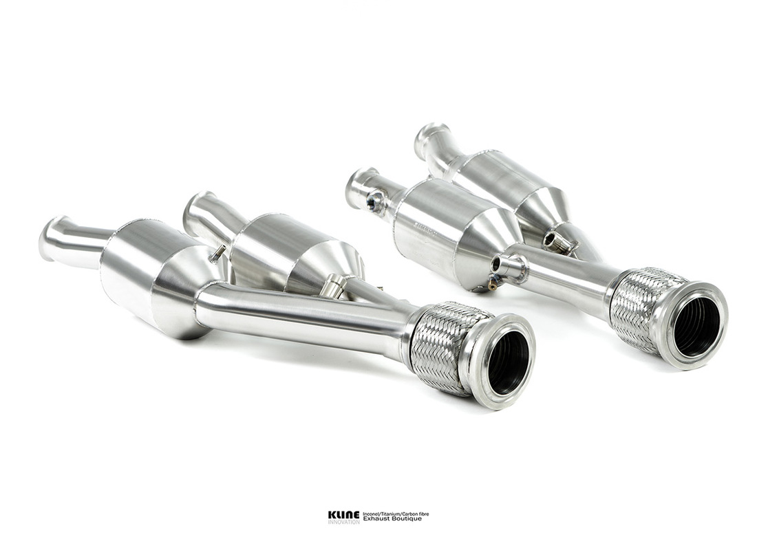 nouveau kline innovation lamborghini aventador svj/ultimae 100cell ensemble de pot d'échappement - inconel. numéro de pièce kllamavsvj100csinc (1)