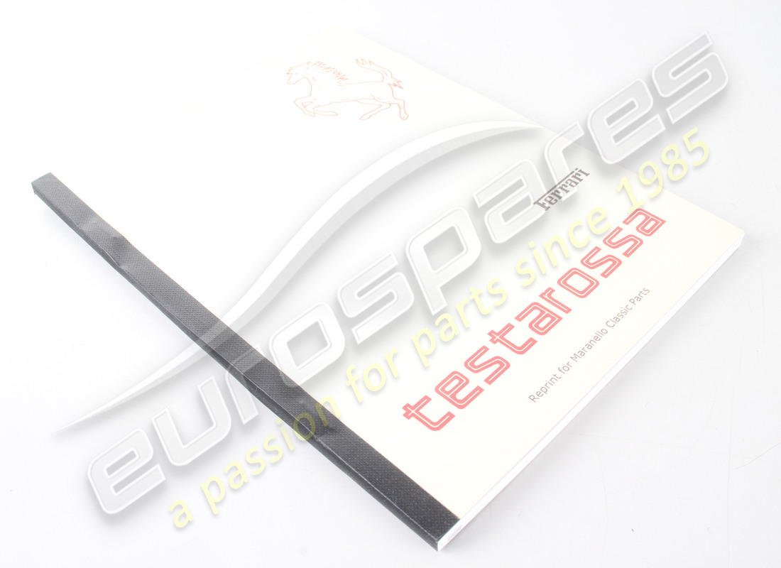 nouveau ferrari testarossa manuel du propriétaire 1986 année du modèle. numéro de pièce 95990060 (1)