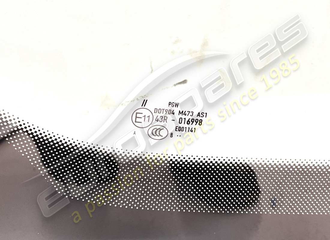 nouveau vitre de pare-brise lamborghini. numéro de pièce 4ml845099b0p0 (2)
