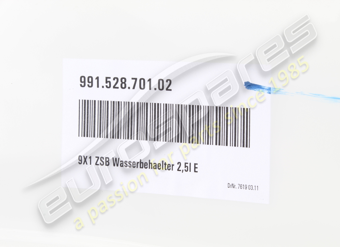 nouveau réservoir de fluide porsche. référence 99152870102 (3)