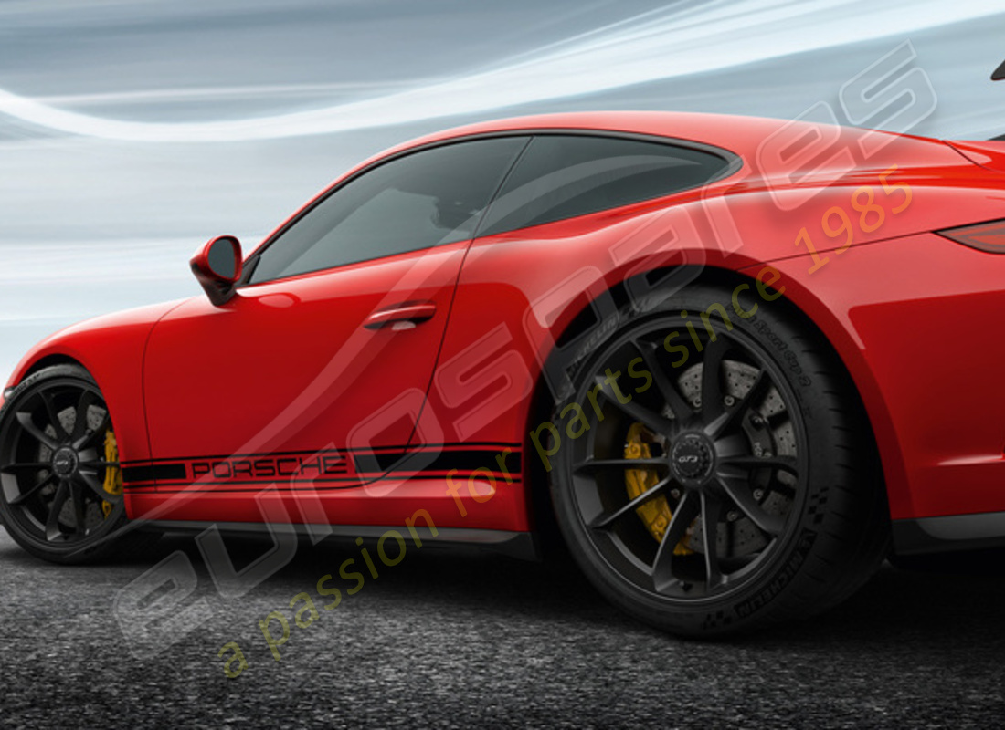 nouveau porsche 20-inch gt3 ensemble de roues - en noir (satiné brillant). numéro de pièce 99104460310 (1)