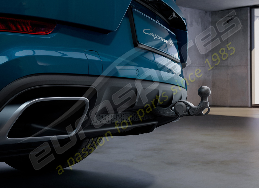 attelage de remorquage extensible électriquement neuf porsche. numéro de pièce 9y004484007 (2)