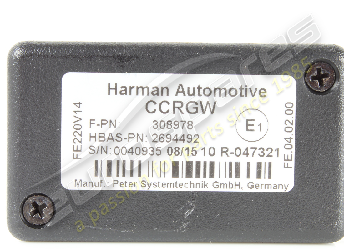 boîte de ferrari canettes utilisées. numéro de pièce 308978 (2)