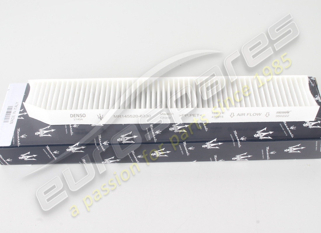 nouveau filtre à air d'habitacle maserati. numéro de pièce 670215189 (1)