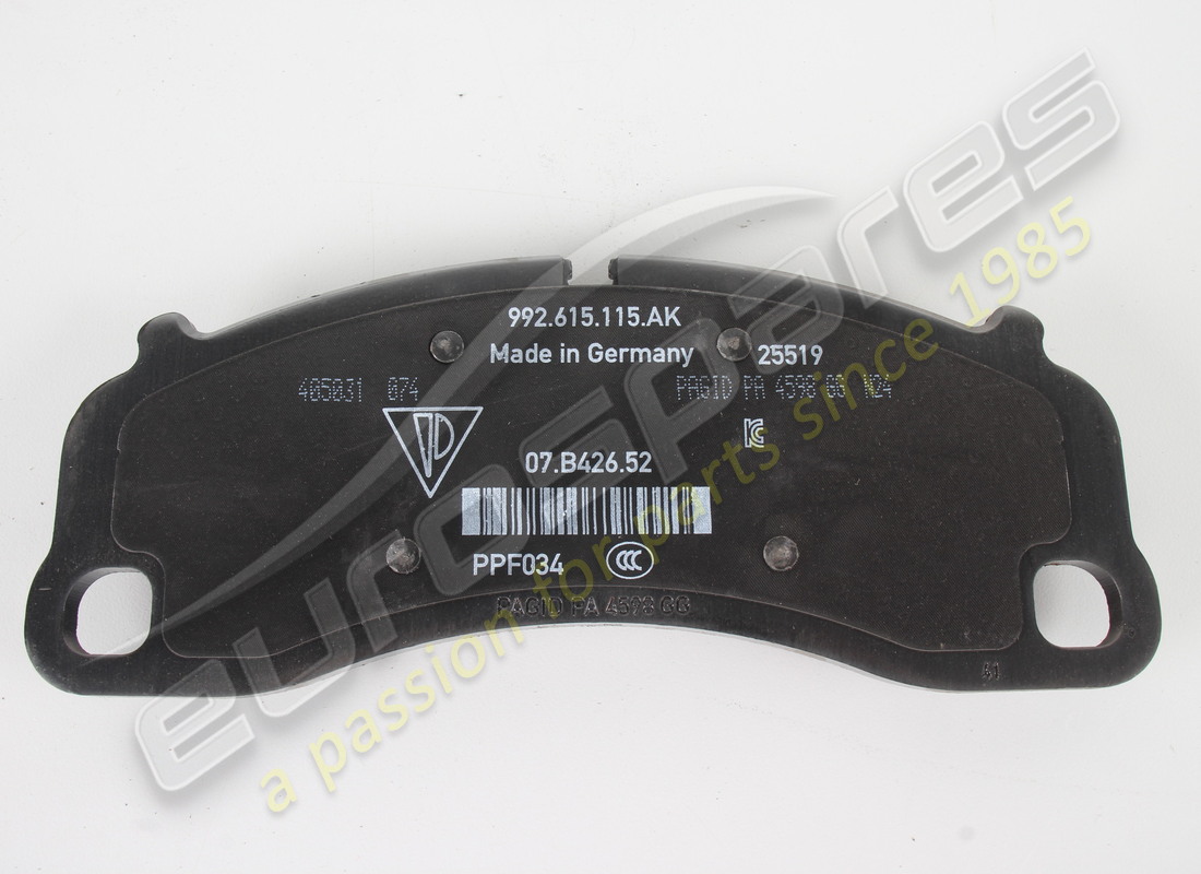 nouveau porsche 1 jeu de plaquettes de frein pour frein à disque. numéro de pièce 992698151h (2)