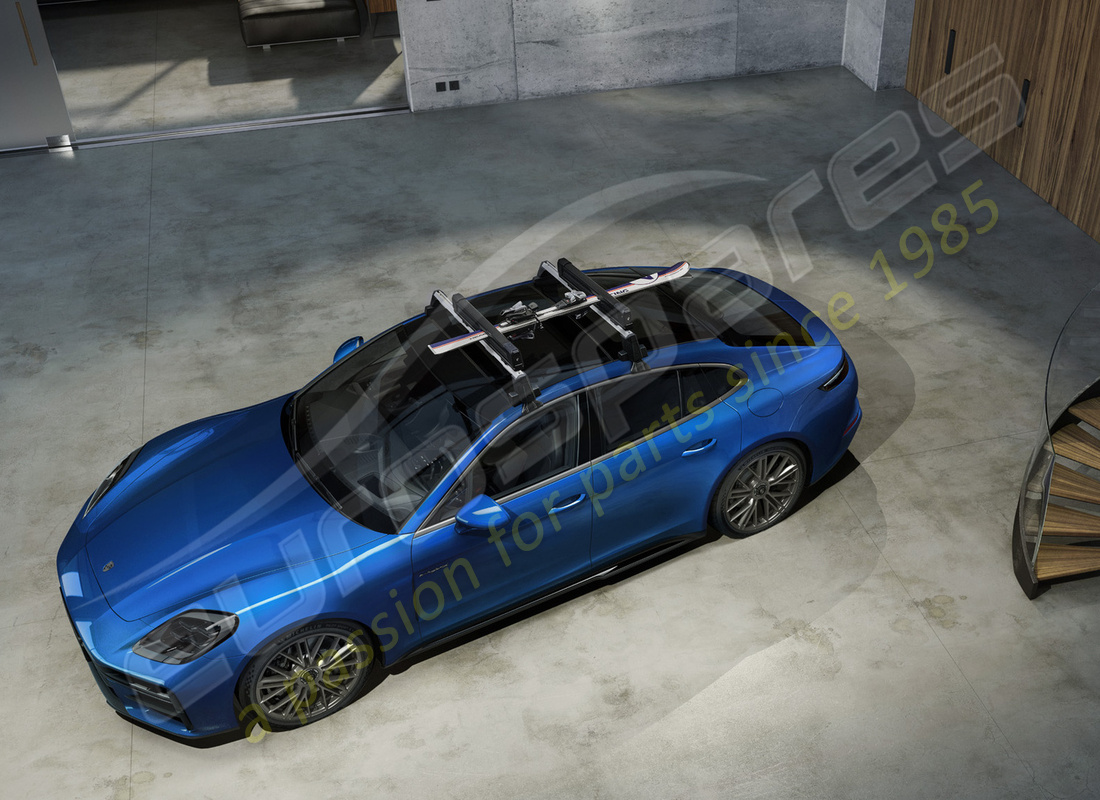 nouveau porte-ski/snowboard porsche. numéro de pièce 95b044830 (14)