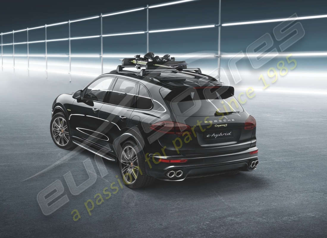 nouveau porte-ski/snowboard porsche. numéro de pièce 95b044830 (5)